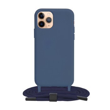 Калъф-Techsuit - Crossbody Lanyard - iPhone 11 Pro - Blue