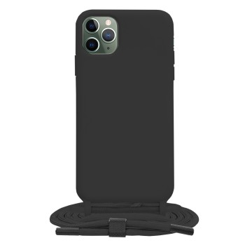 Калъф-Techsuit - Crossbody Lanyard - iPhone 11 Pro Max - Black