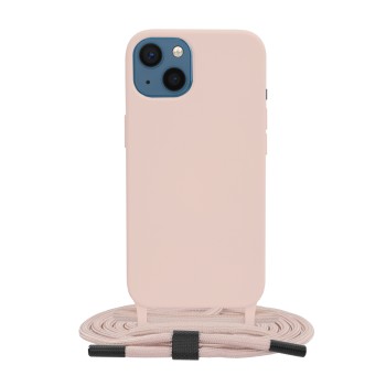 Калъф-Techsuit - Crossbody Lanyard - iPhone 13 - Pink