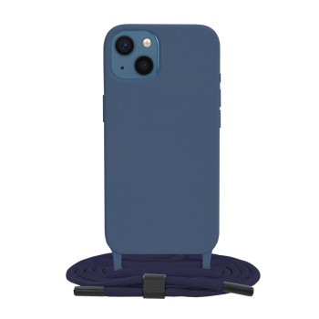 Калъф-Techsuit - Crossbody Lanyard - iPhone 13 - Blue
