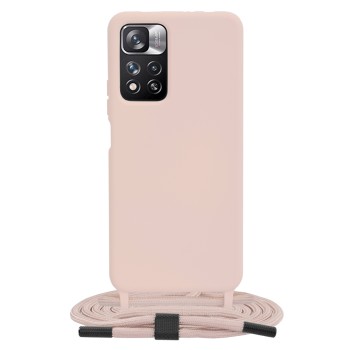 Калъф-Techsuit - Crossbody Lanyard - Xiaomi Redmi Note 11 Pro+ 5G - Pink