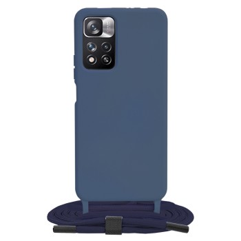 Калъф-Techsuit - Crossbody Lanyard - Xiaomi Redmi Note 11 Pro+ 5G - Blue