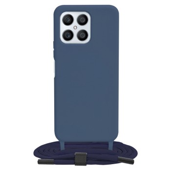 Калъф-Techsuit - Crossbody Lanyard - Honor X8 4G - Blue