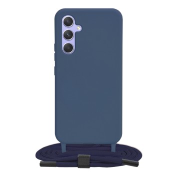 Калъф-Techsuit - Crossbody Lanyard - Samsung Galaxy A54 - Blue