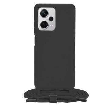 Калъф-Techsuit - Crossbody Lanyard - Xiaomi Redmi Note 12 Pro+ - Black