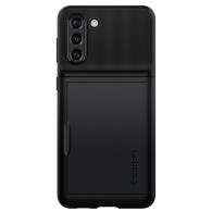 Калъф Spigen Slim Armor Cs Samsung Galaxy S21+ Plus, Black