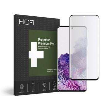Стъклен протектор HOFI Ultraflex за Samsung Galaxy S20 Plus, Черен