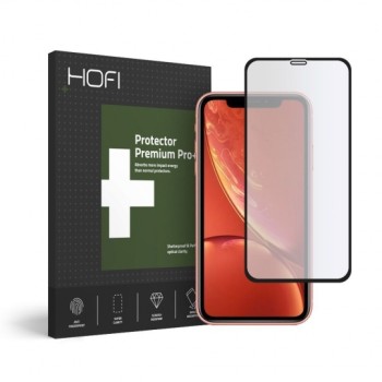 Стъклен протектор HOFI за iPhone 11, Черен