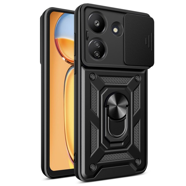 Калъф-Techsuit - CamShield Series - Xiaomi Redmi 13C 4G / Poco C65 - Black