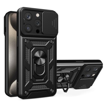 Калъф-Techsuit - CamShield Series - iPhone 15 Pro - Black