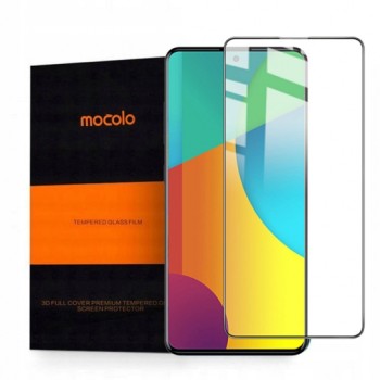 Стъклен протектор MOCOLO TG+Full Glue за Samsung Galaxy A51, Черен