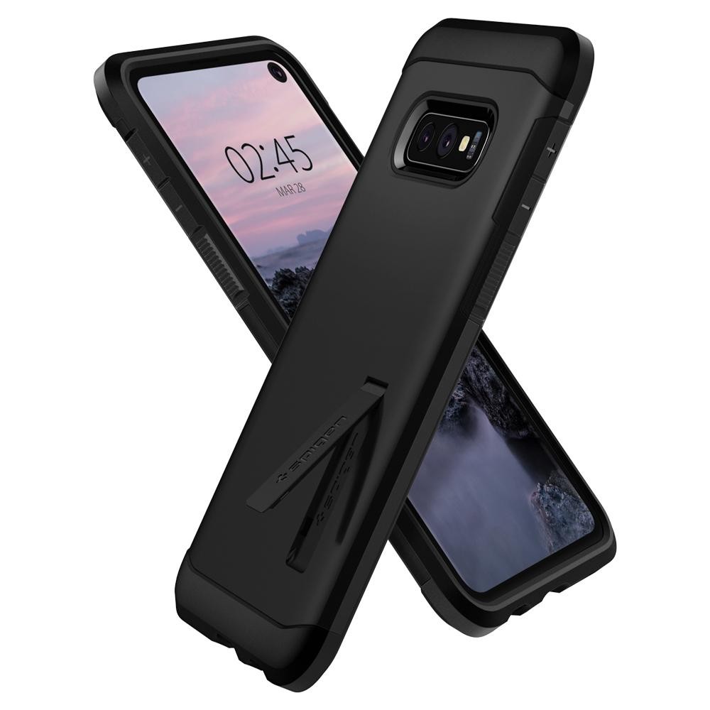 Spigen Tough Armor хибриден кейс с най-висока степен на защита Tech за Samsung Galaxy S10e, Black