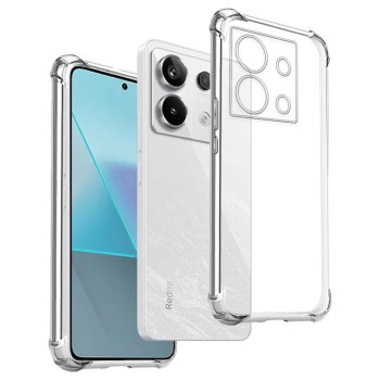 Калъф-Techsuit - Shockproof Clear Silicone - Xiaomi Redmi Note 13 Pro 5G / Poco X6 - Clear