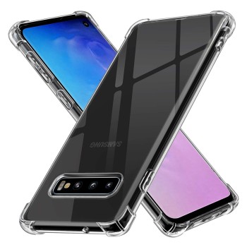 Калъф-Techsuit - Shockproof Clear Silicone - Samsung Galaxy S10 - Clear