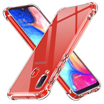 Калъф-Techsuit - Shockproof Clear Silicone - Samsung Galaxy A20e - Clear
