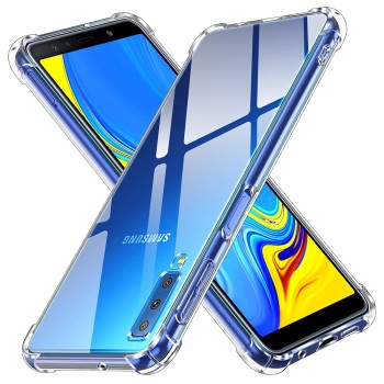 Калъф-Techsuit - Shockproof Clear Silicone - Samsung Galaxy A7 2018 - Clear
