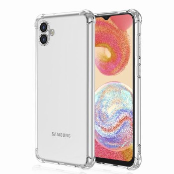 Калъф-Techsuit - Shockproof Clear Silicone - Samsung Galaxy A04e / M04 - Clear