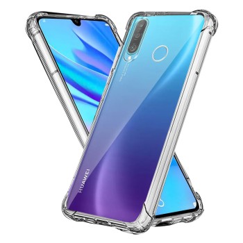 Калъф-Techsuit - Shockproof Clear Silicone - Huawei P30 Lite / P30 Lite New Edition - Clear