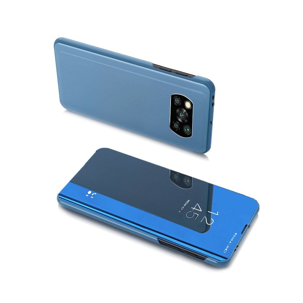 Калъф Clear View за Xiaomi Poco X3 NFC blue