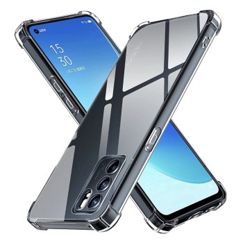 Калъф-Techsuit - Shockproof Clear Silicone - Oppo Reno6 5G - Clear