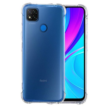 Калъф-Techsuit - Shockproof Clear Silicone - Xiaomi Redmi 9C / Redmi 9C NFC - Clear