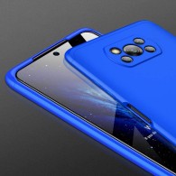 Калъф GKK 360 Protection Case Full Body Cover Xiaomi Poco X3 NFC blue
