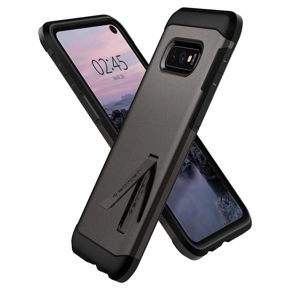 Spigen Tough Armor хибриден кейс с най-висока степен на защита Tech за Samsung Galaxy S10e, Gunmetal