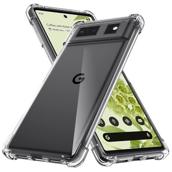 Калъф-Techsuit - Shockproof Clear Silicone - Google Pixel 6 - Clear