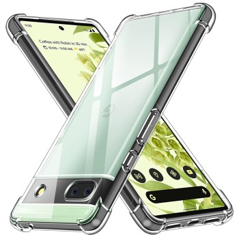 Калъф-Techsuit - Shockproof Clear Silicone - Google Pixel 6a - Clear