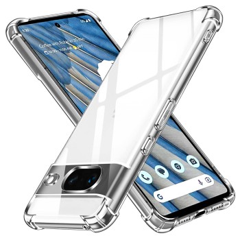 Калъф-Techsuit - Shockproof Clear Silicone - Google Pixel 7 - Clear