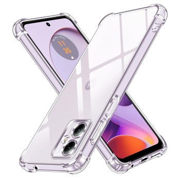 Калъф-Techsuit - Shockproof Clear Silicone - Motorola Moto G14 - Clear