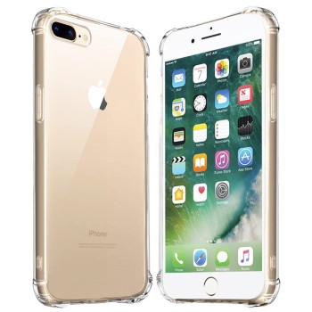 Калъф-Techsuit - Shockproof Clear Silicone - iPhone 7 Plus / 8 Plus - Clear