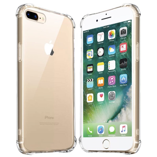 Калъф-Techsuit - Shockproof Clear Silicone - iPhone 7 Plus / 8 Plus - Clear