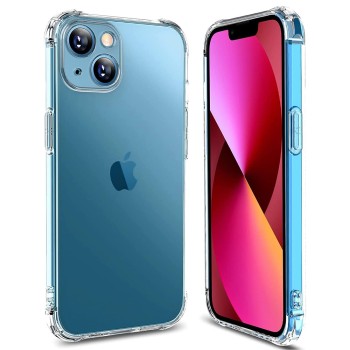 Калъф-Techsuit - Shockproof Clear Silicone - iPhone 14 Plus - Clear