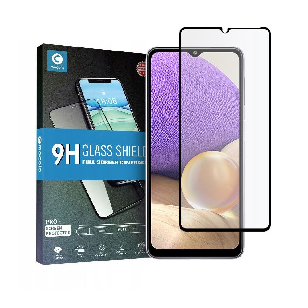 Стъклен протектор MOCOLO TG+Full Glue за Samsung Galaxy A32 5G, Black