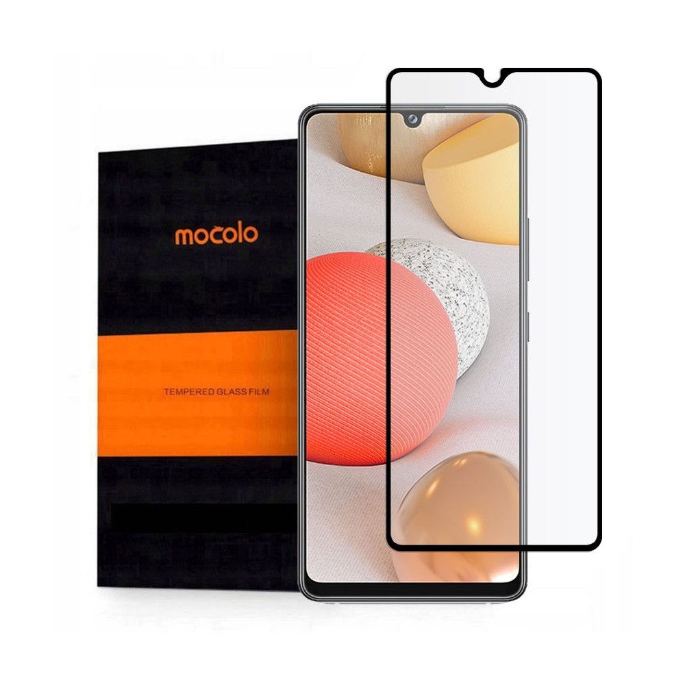 Стъклен протектор MOCOLO TG+Full Glue за Samsung Galaxy A42 5G, Black