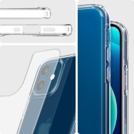 Калъф Spigen Quartz Hybrid iPhone 12 Mini, Matte Clear