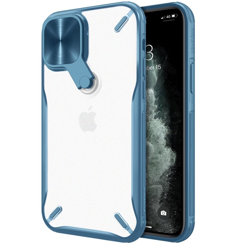 Калъф Nillkin Cyclops Case iPhone 12 Pro / iPhone 12 blue
