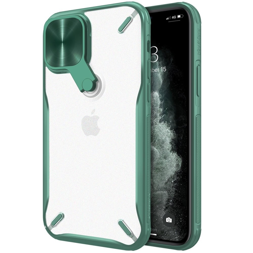 Калъф Nillkin Cyclops Case iPhone 12 Pro / iPhone 12 green