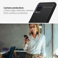 Калъф Spigen Rugged Armor Samsung Galaxy А12 Matte Black