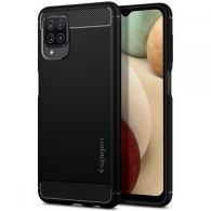 Калъф Spigen Rugged Armor Samsung Galaxy А12 Matte Black
