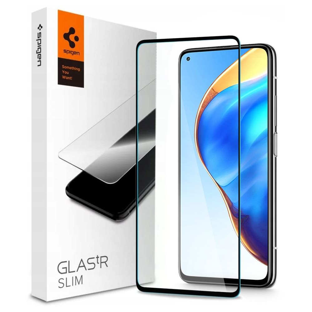 Стъклен Протектор Spigen Glass FC за Xiaomi Mi 10T / Mi 10T Pro, Black