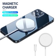 Безжично Зарядно TeL Protect Wireless MagSafe QI 15W за iPhone 12Mini/12/12Pro/12 Pro Max, Бял