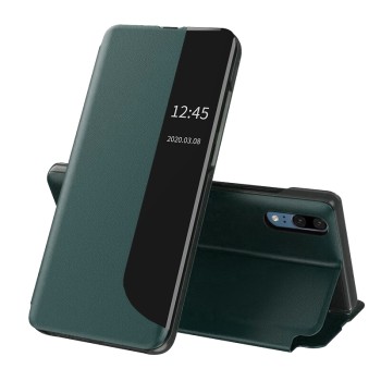 Калъф-Techsuit - eFold Series - Huawei P20 - Dark Green