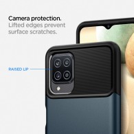 Калъф Spigen Slim Armor за Samsung Galaxy A12, Metal Slate