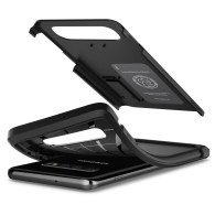 Spigen Tough хибриден кейс с най-висока степен на защита Tech за Samsung Armor Galaxy S10, Black