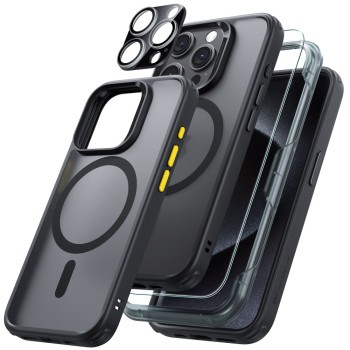 Калъф ESR Classic Pro Set Halolock Magsafe За iPhone 15 Pro Max, Frosted Black
