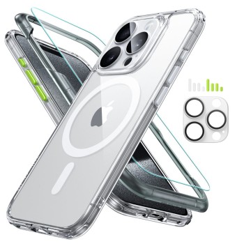 Калъф ESR Classic Pro Set Halolock Magsafe За iPhone 15 Pro Max, Clear
