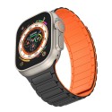 Каишка Tech-Protect iconband Magnetic за Apple Watch 4 / 5 / 6 / 7 / 8 / SE / Ultra 1 / 2, 42 / 44 / 45 / 49mm, Black Orange