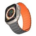 Каишка Tech-Protect iconband Magnetic за Apple Watch 4 / 5 / 6 / 7 / 8 / SE / Ultra 1 / 2, 42 / 44 / 45 / 49mm, Titanium Orange